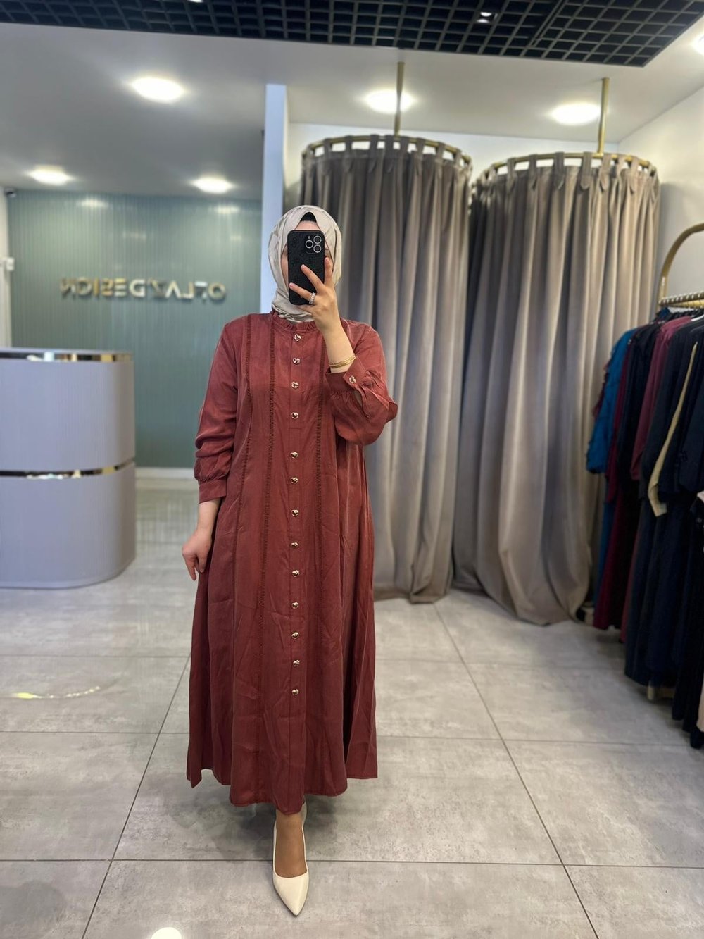 LissMore Qupra Elbise Kiremit 6367 