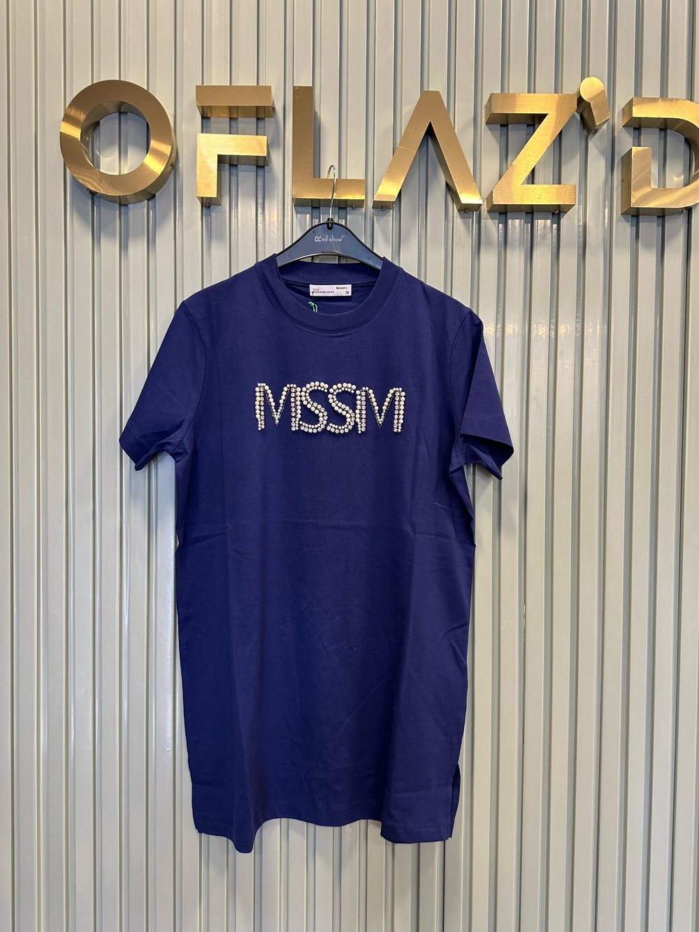 Missemramiss Mssm Taşlı Tshirt Lacivert 4741 