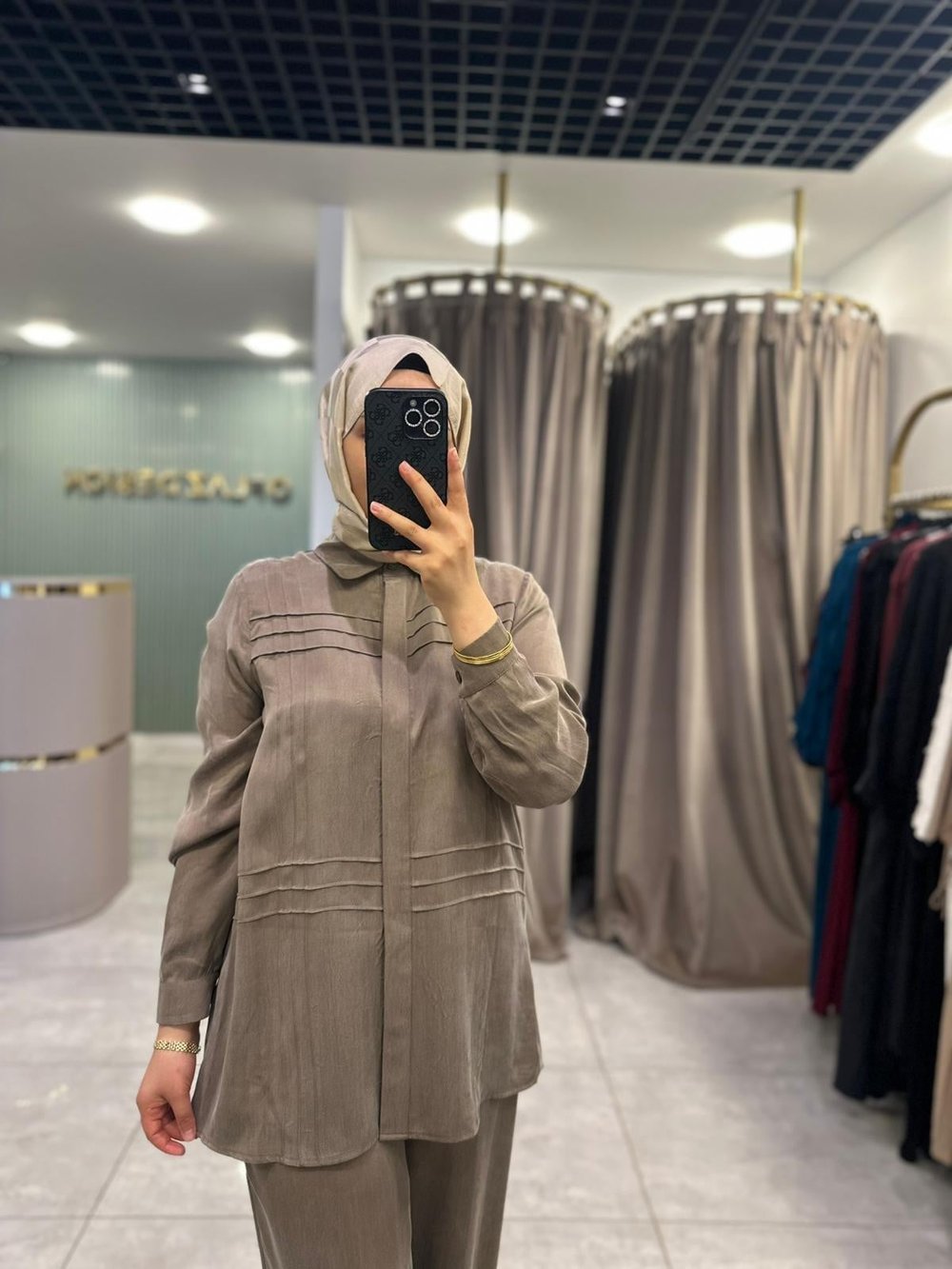 Nuss Şerit Dty. İpek Qupra Takım Vizon 26Y 1040