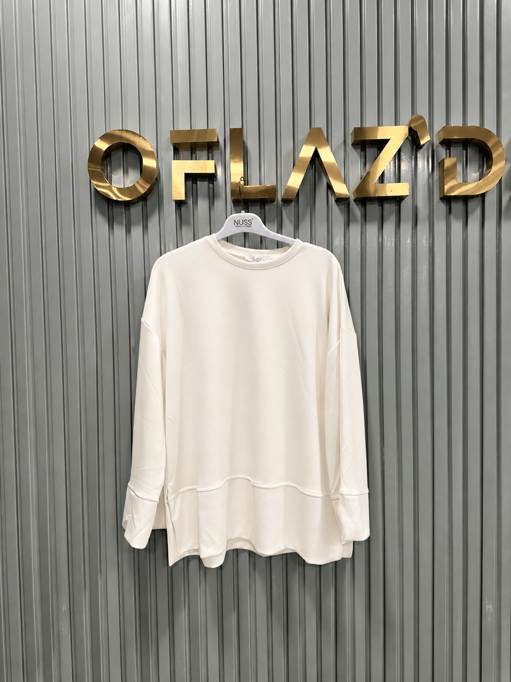 Oysho Basic Sweat Ekru 5024