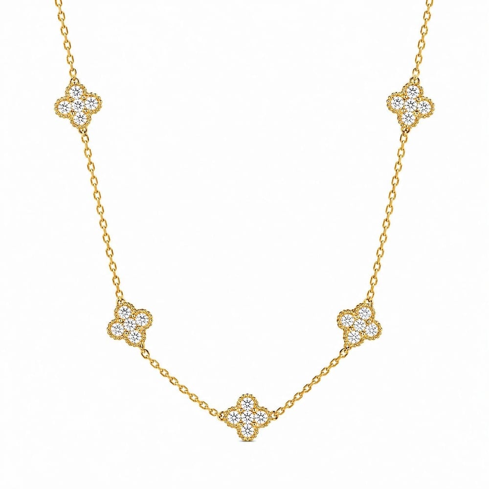 Clover Kolye Gold