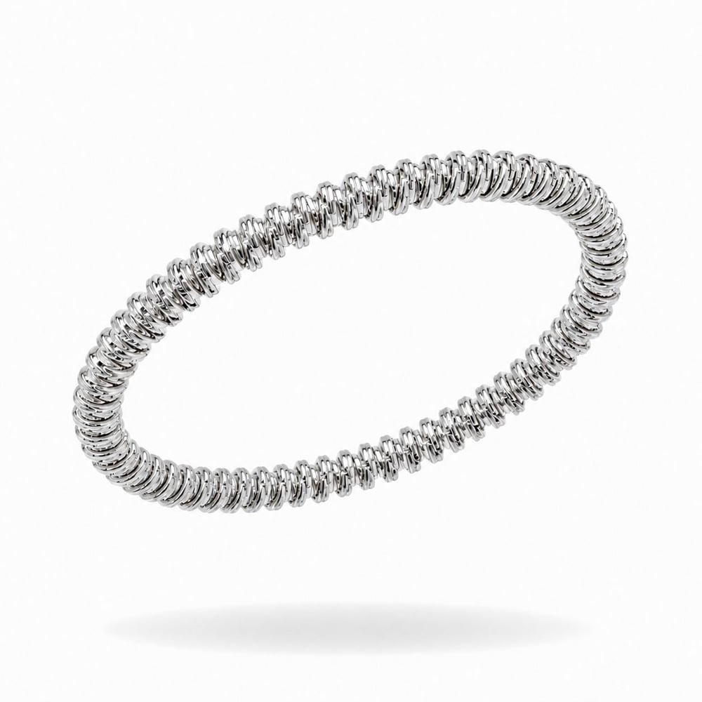 Lastik Silver Bilezik 