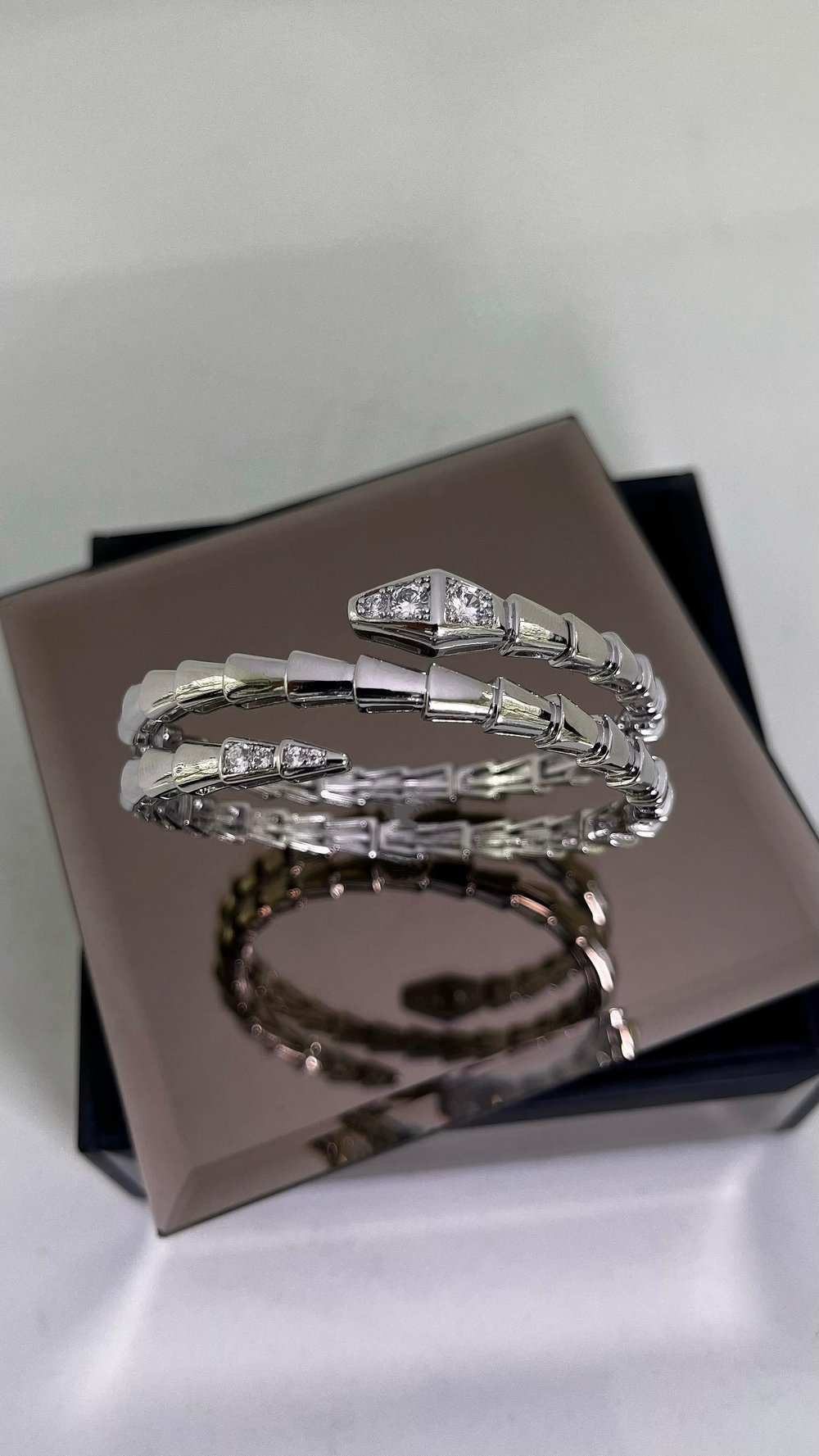 Serpenti Bilezik Silver