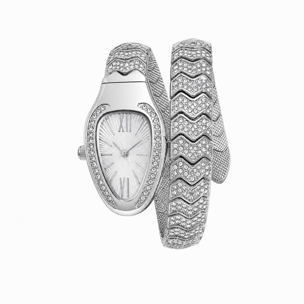 Silver Snake Taşlı