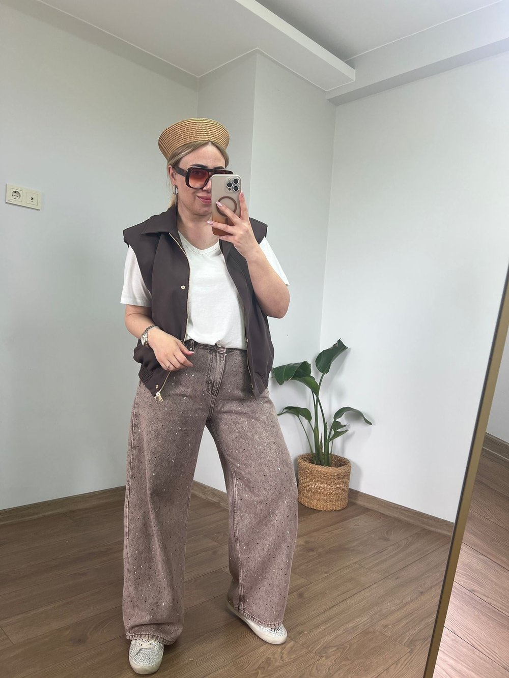 Bomber Yelek (Kahve) 
