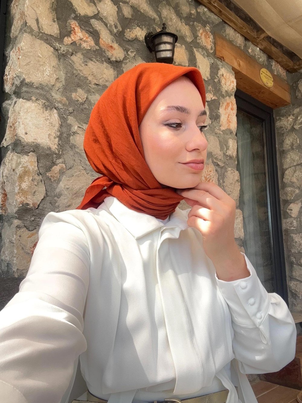 Lora Pamuk Eşarp