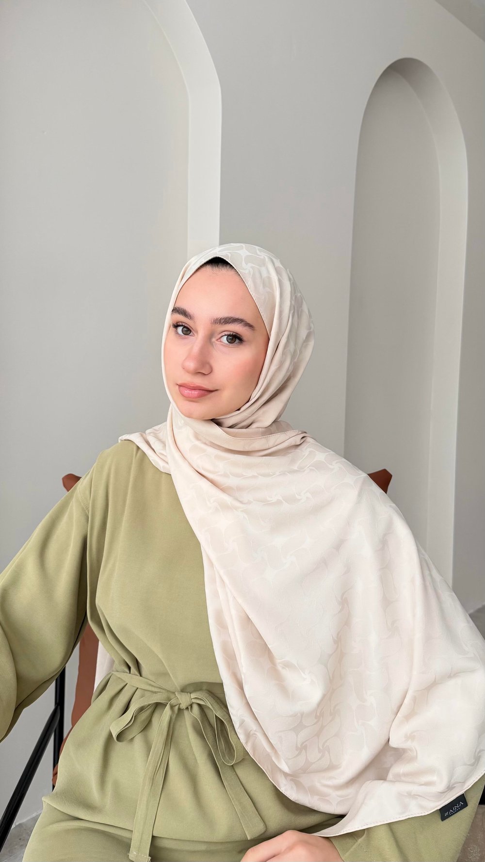 Maral İpeksi Jakar Şal - Bej