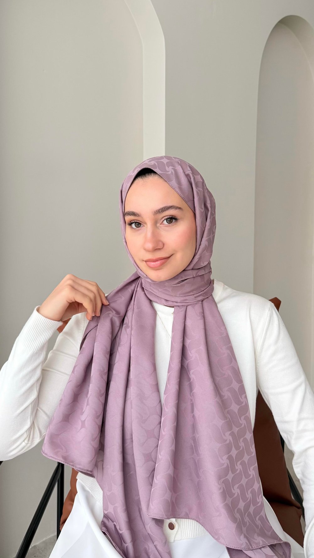 Maral İpeksi Jakar Şal - Lila