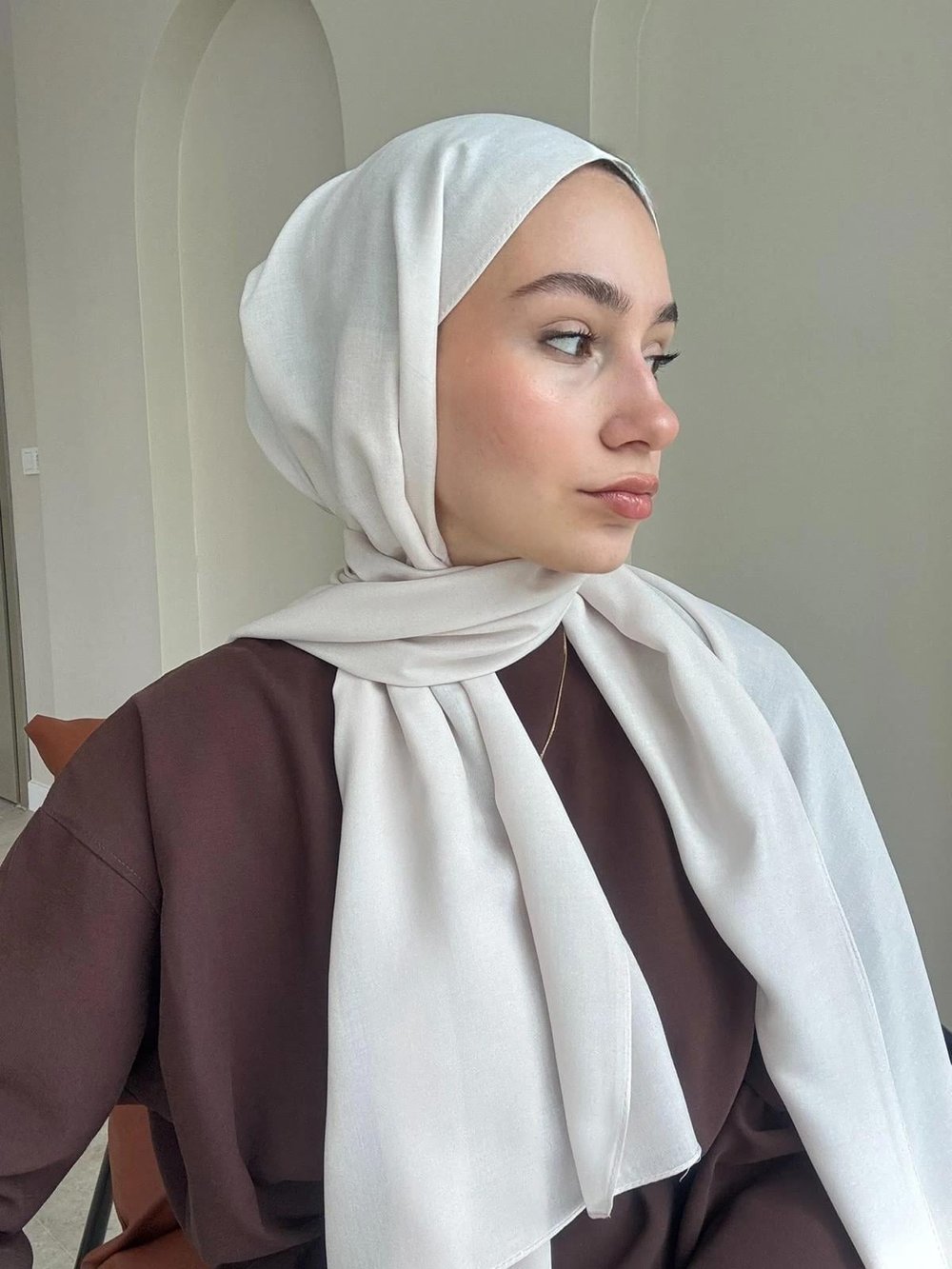 MİSRA RAMİ ŞAL - Pudralı Bej 