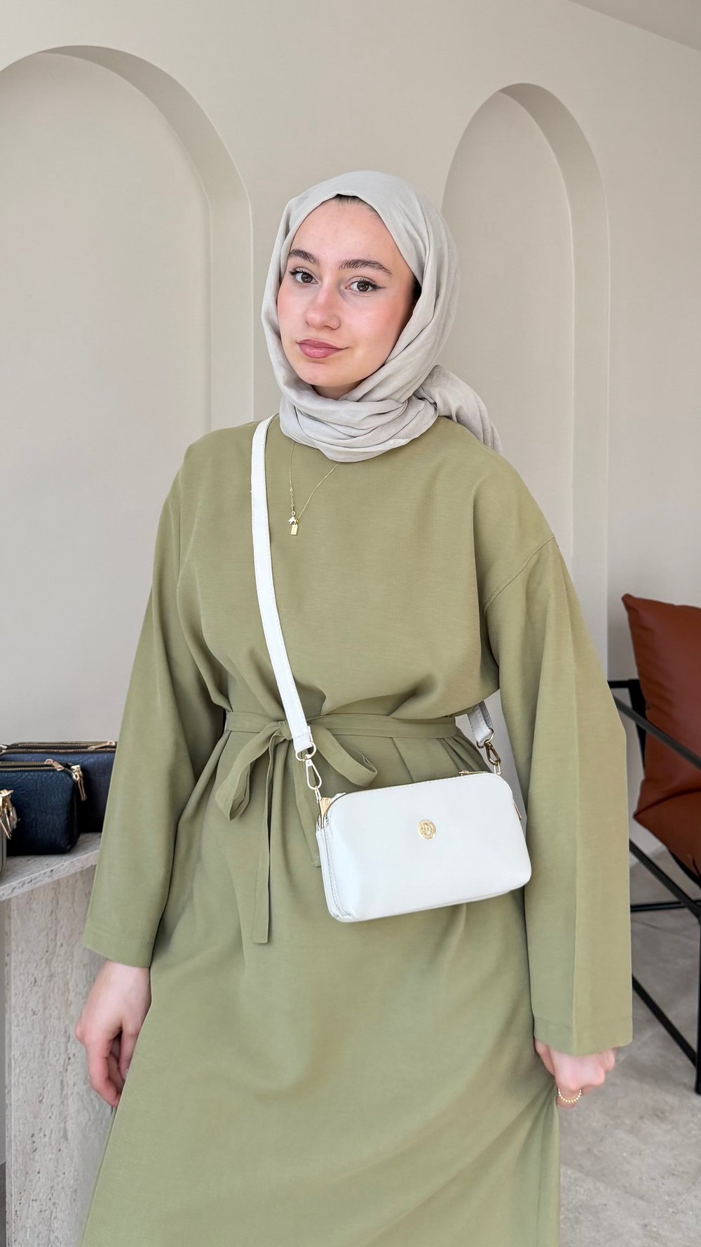 Mona Omuz Çantası - Bej