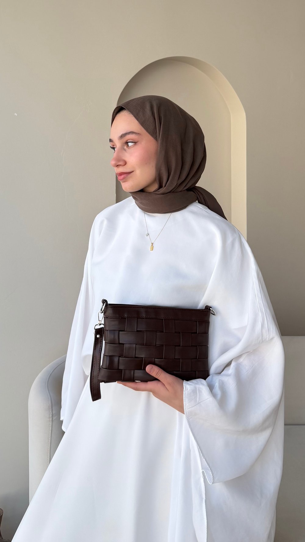 Shira Clutch - Acı Kahve