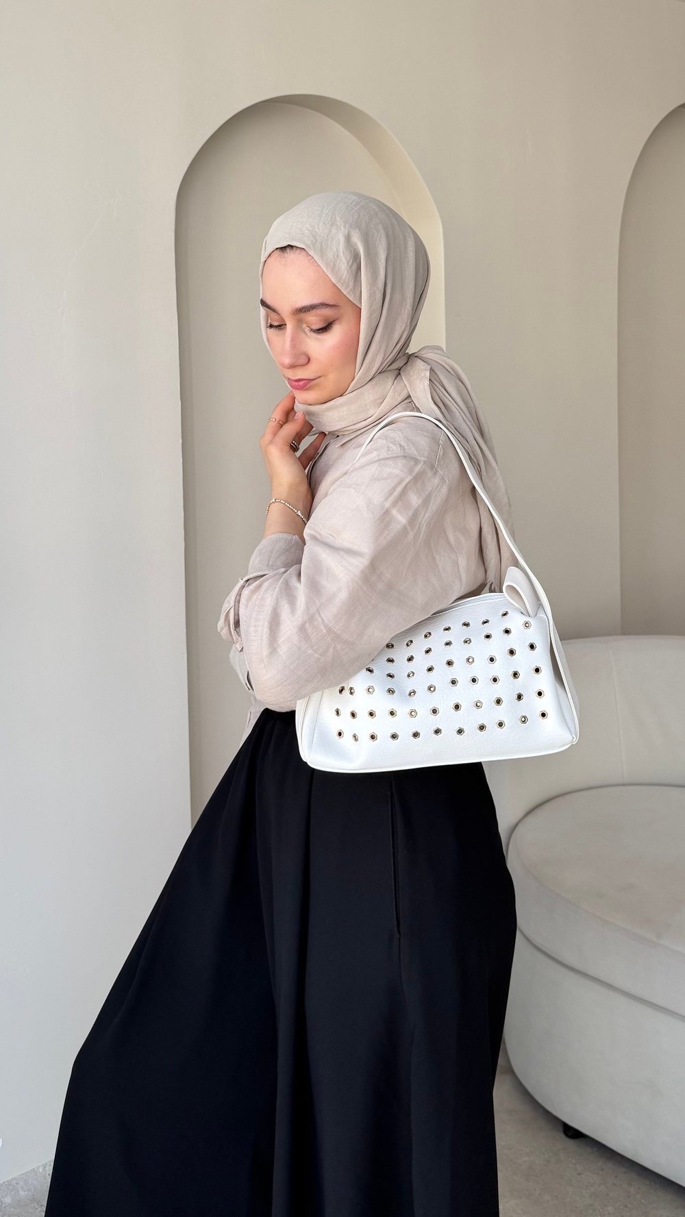 Talya El Çantası - Beyaz