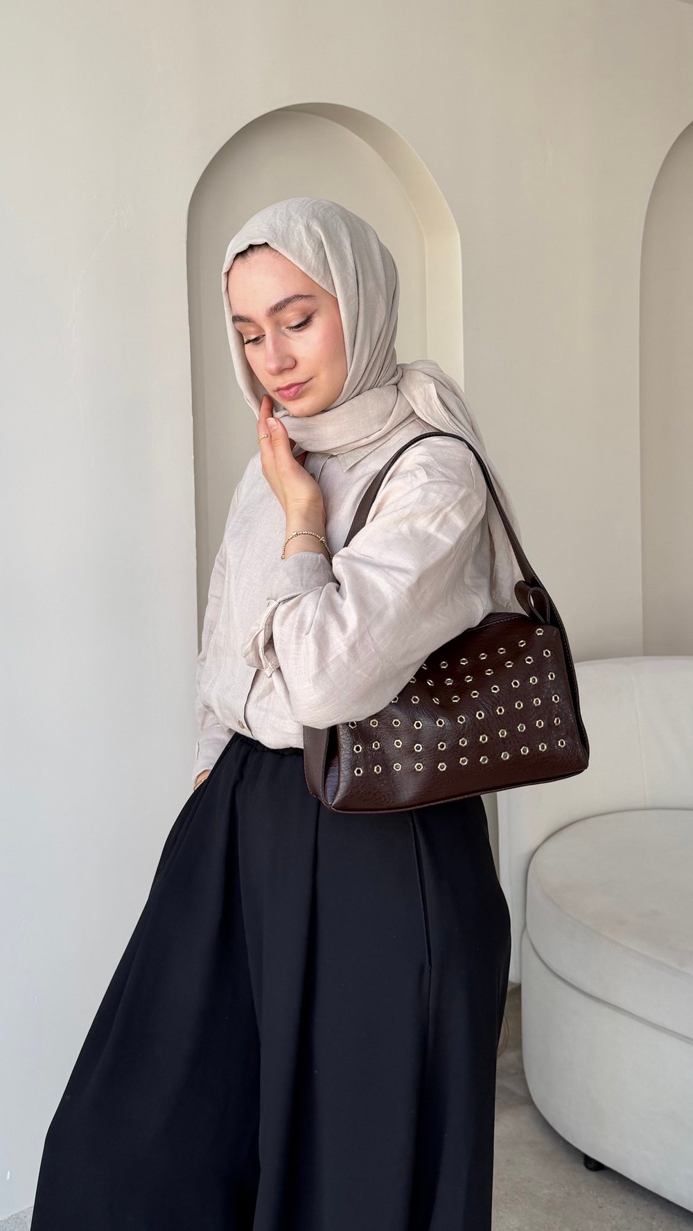 Talya El Çantası - Koyu Kahve