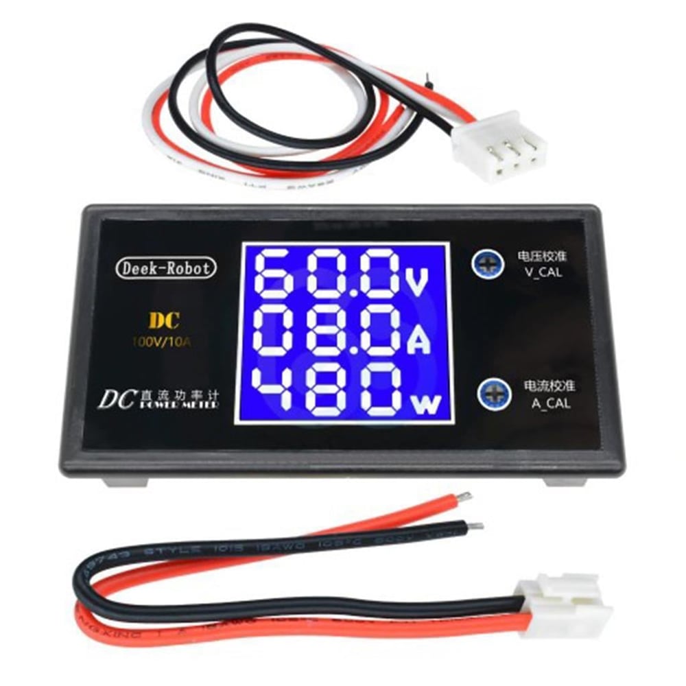 0-100V 10A 1000W Dijital Voltmetre - Ampermetre - Wattmetre