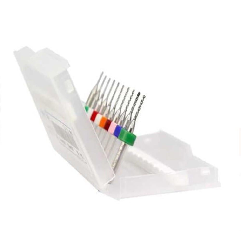 0.3mm-1.2mm PCB Mini CNC/Matkap Ucu Seti-10 Adet