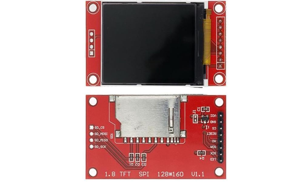 1.8 inç SPI TFT LCD Ekran Modülü ST7735 128x160 51/AVR/STM32/ARM(8Pin)