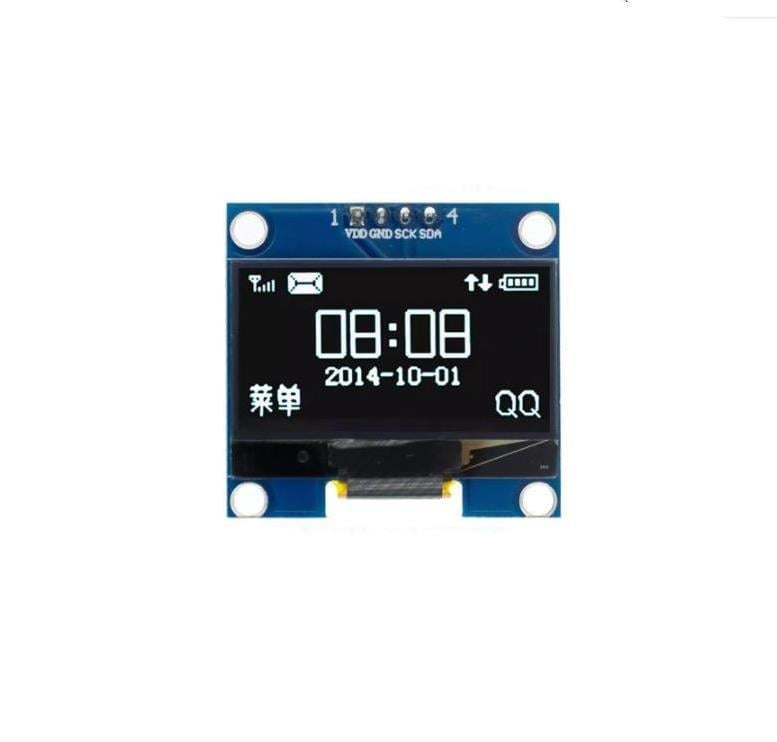 128x64 1.3 inç OLED Grafik Ekran 4 Pin IS-I2C