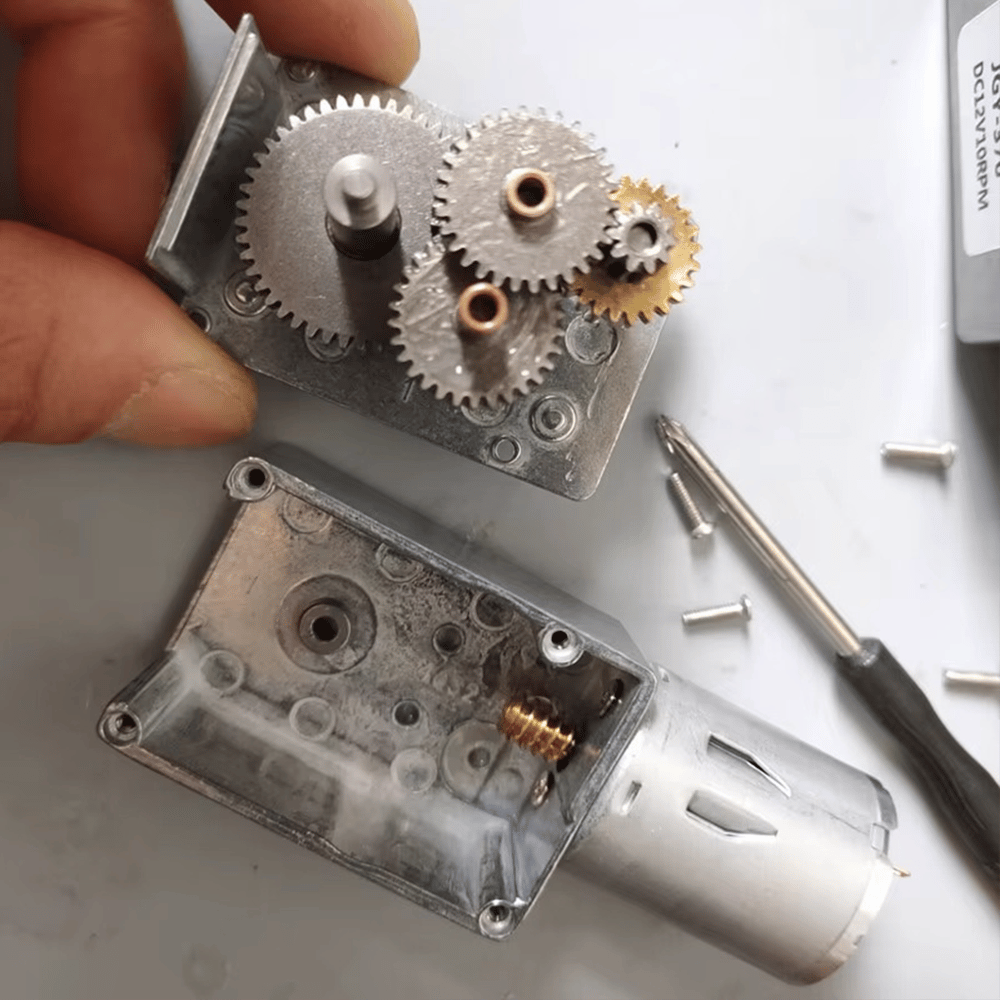 12V 23 Rpm JGY-370 L Tipi Redüktörlü DC Motor