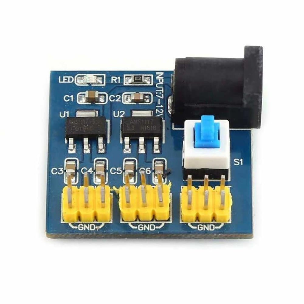 12V Giriş 3.3V-5V Çoklu Çıkışlı DC-DC Voltaj Düşürücü Kartı