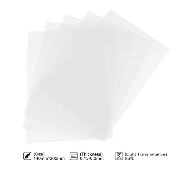 140x200mm Sla Fep Film(0,15mm)