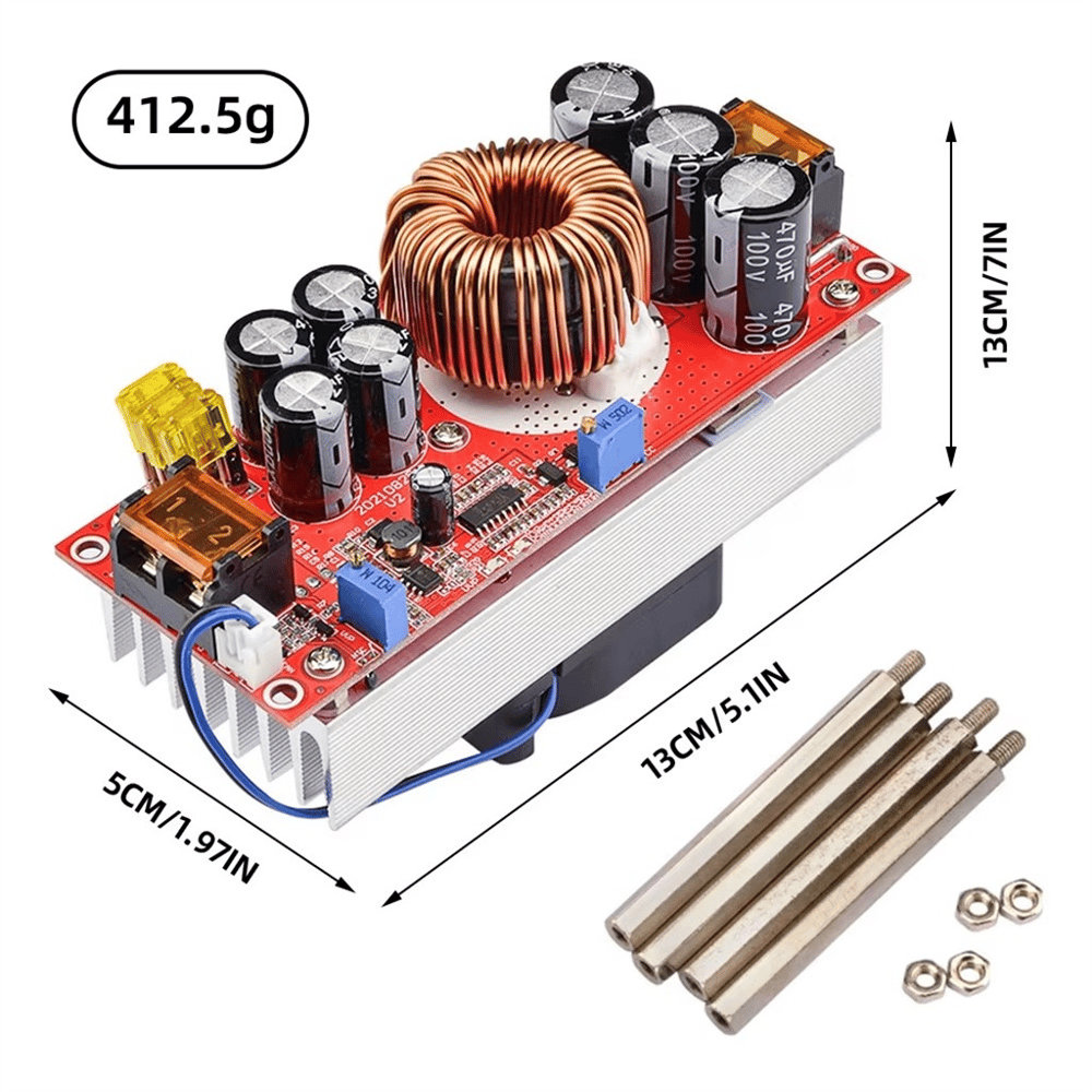 1500W 30A DC-DC Step Up Voltaj Yükseltici Boost Converter Regülatör(10-60V)