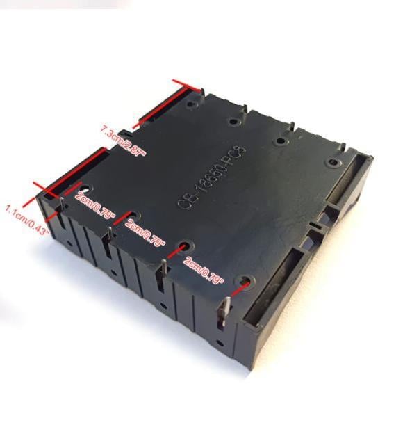 18650 4lü Pil Yuvası Pcb Montajlı(LityumLi-Ion)