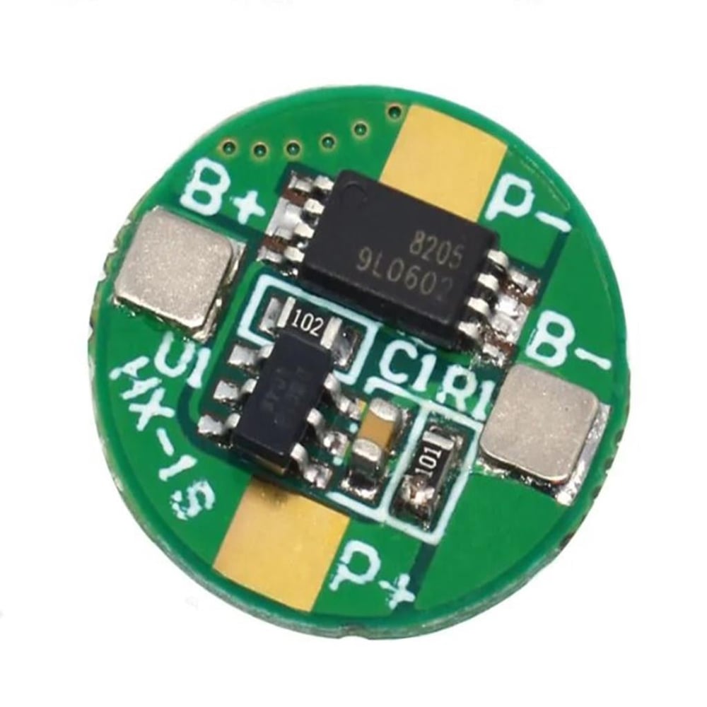 1S 2.5A BMS 3.7 V 18650 Lityum LiPo Pil Şarj Koruma Modülü
