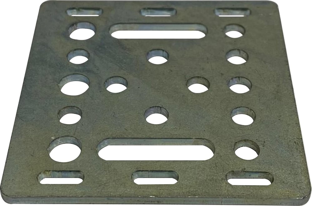 20x20 V Slot Sigma Profil Araba Plakası Gri