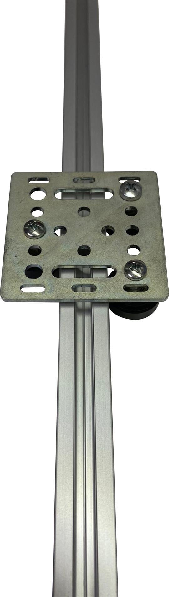 20x20 V Slot Sigma Profil Araba Plakası Gri