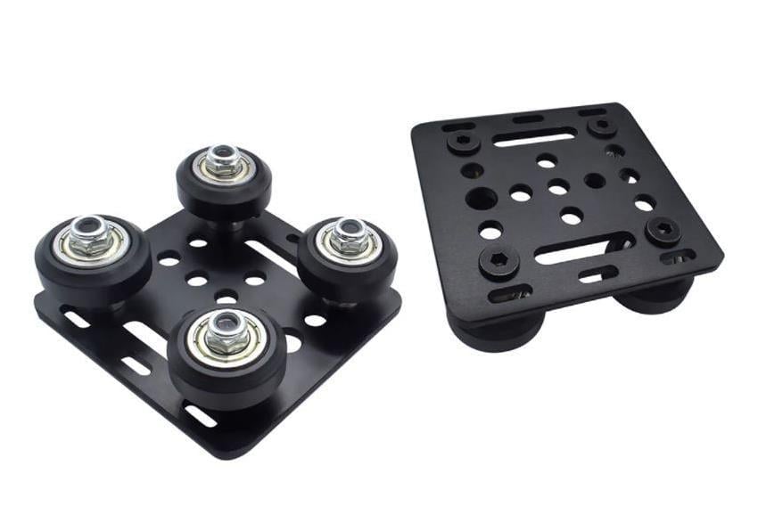 20x20 V Slot Sigma Profil Arabası Full Set(Siyah Renk)