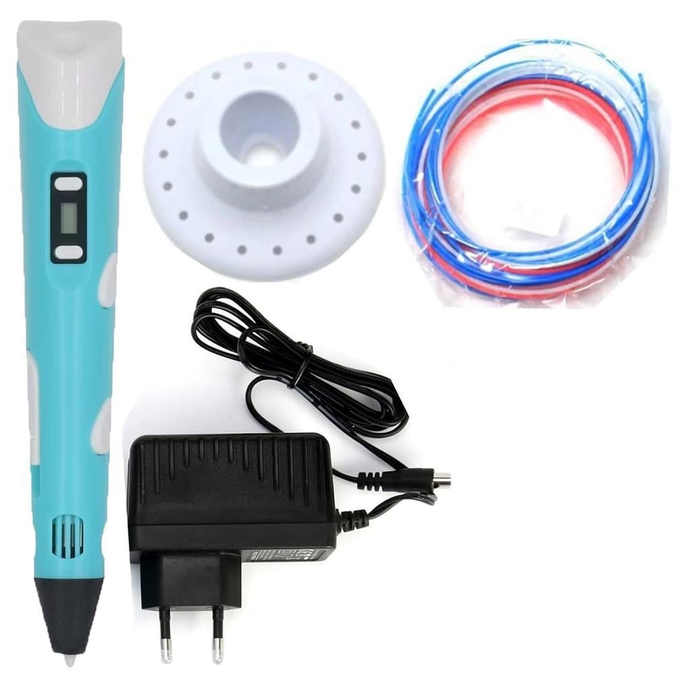 3D Kalem-Pen-Adaptörlü Model-Mavi