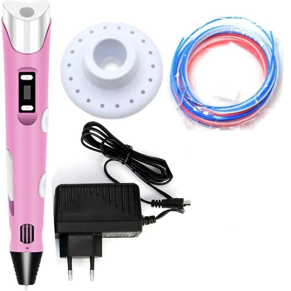 3D Kalem-Pen-Adaptörlü Model-Pembe
