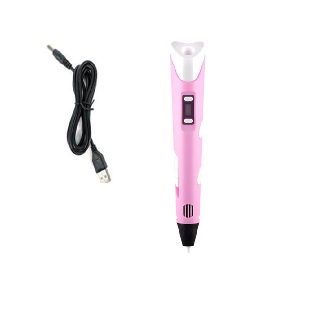 3D Pen-2 3D Kalem(Mor)