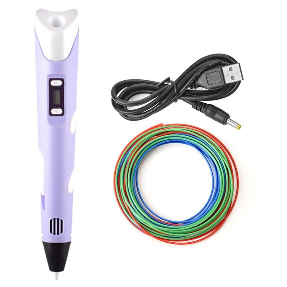 3D Pen-2 3D Kalem(Mor)