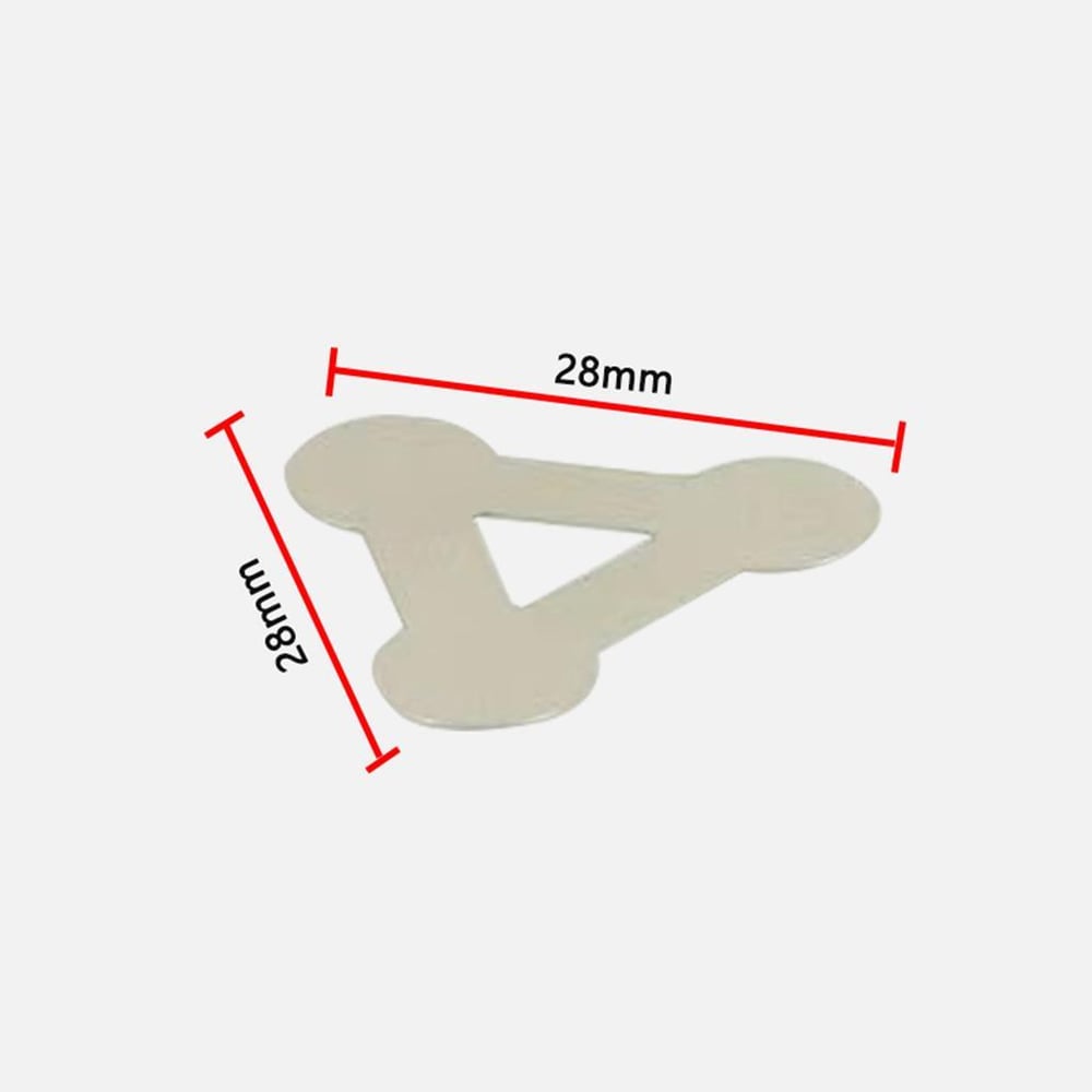 3P Şekilli Nikel Punta Teli Üçgen 0.10mm (HM04) - 10 Adet