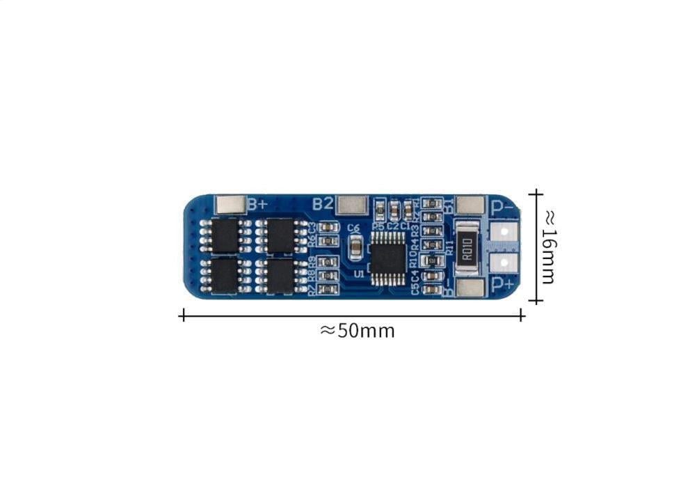 3S 10A BMS 11.1V 18650 Lityum LiPo Pil Şarj Koruma Modülü