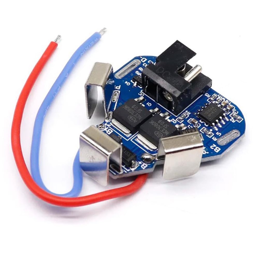 3S 6A BMS 12.6V 18650 Lityum LiPo Pil Sarj Koruma Modülü(Adaptör Girişli)