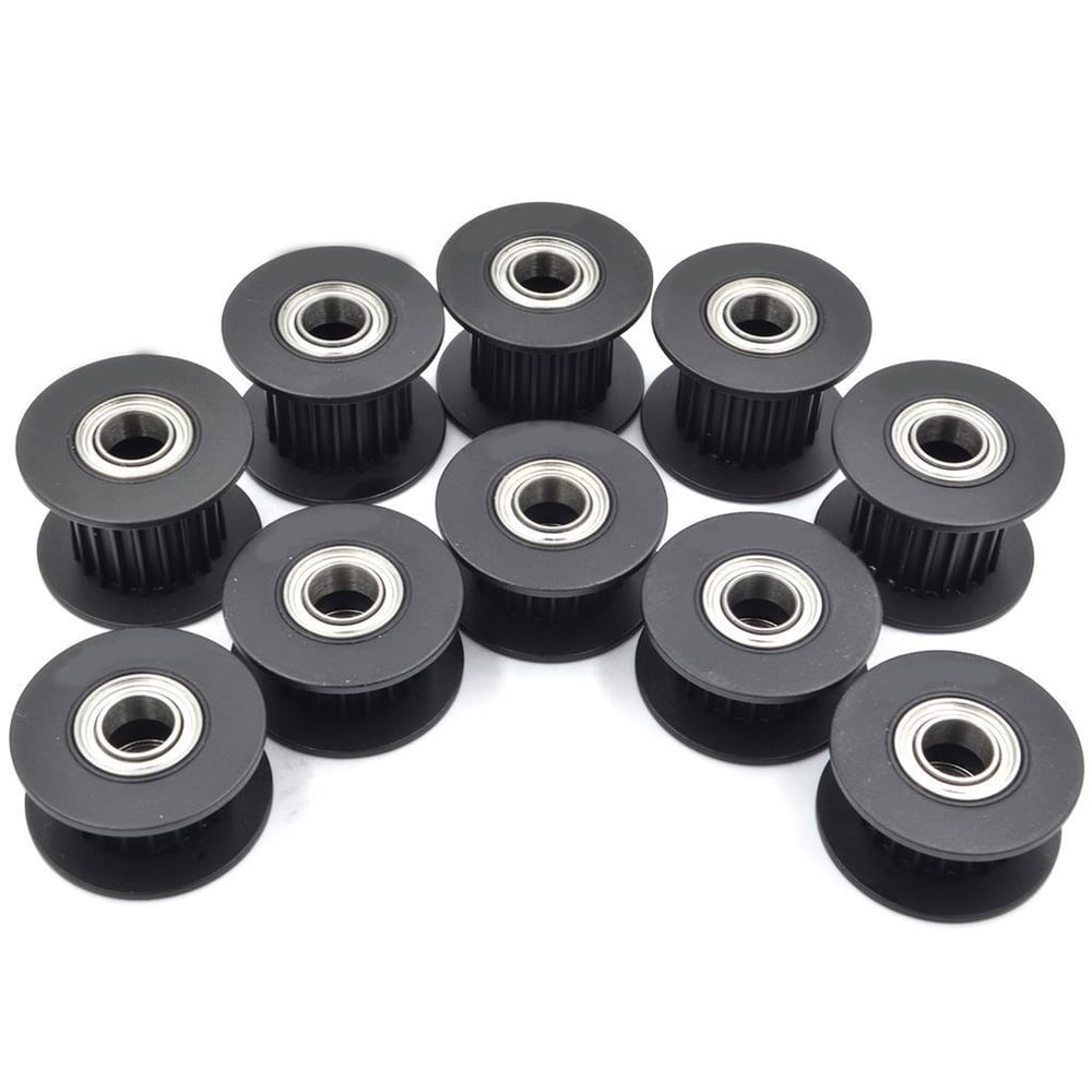 3mm Gt2 16 Diş 6mm Kayış Uyumlu Siyah Renk Avare Kasnak(Dişli)