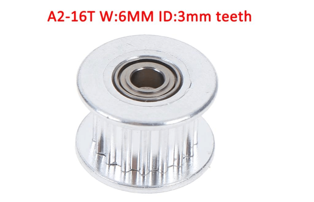 3mm Gt2 16 Diş 6mm Kayış Avare Kasnak(Dişli)