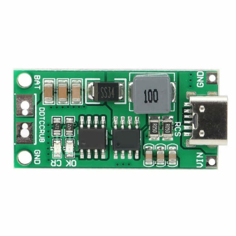 3S 2A BMS 12.6V Type C Lityum Pil Sarj Modülü 18650 Li-Ion Batarya Step-Up Boost