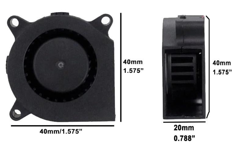 4020 Salyangoz Fan(12v)