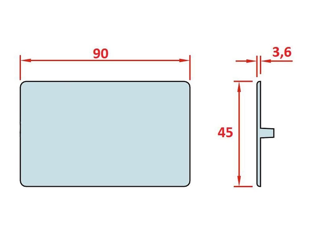 45x90 Sigma Profil Kapağı