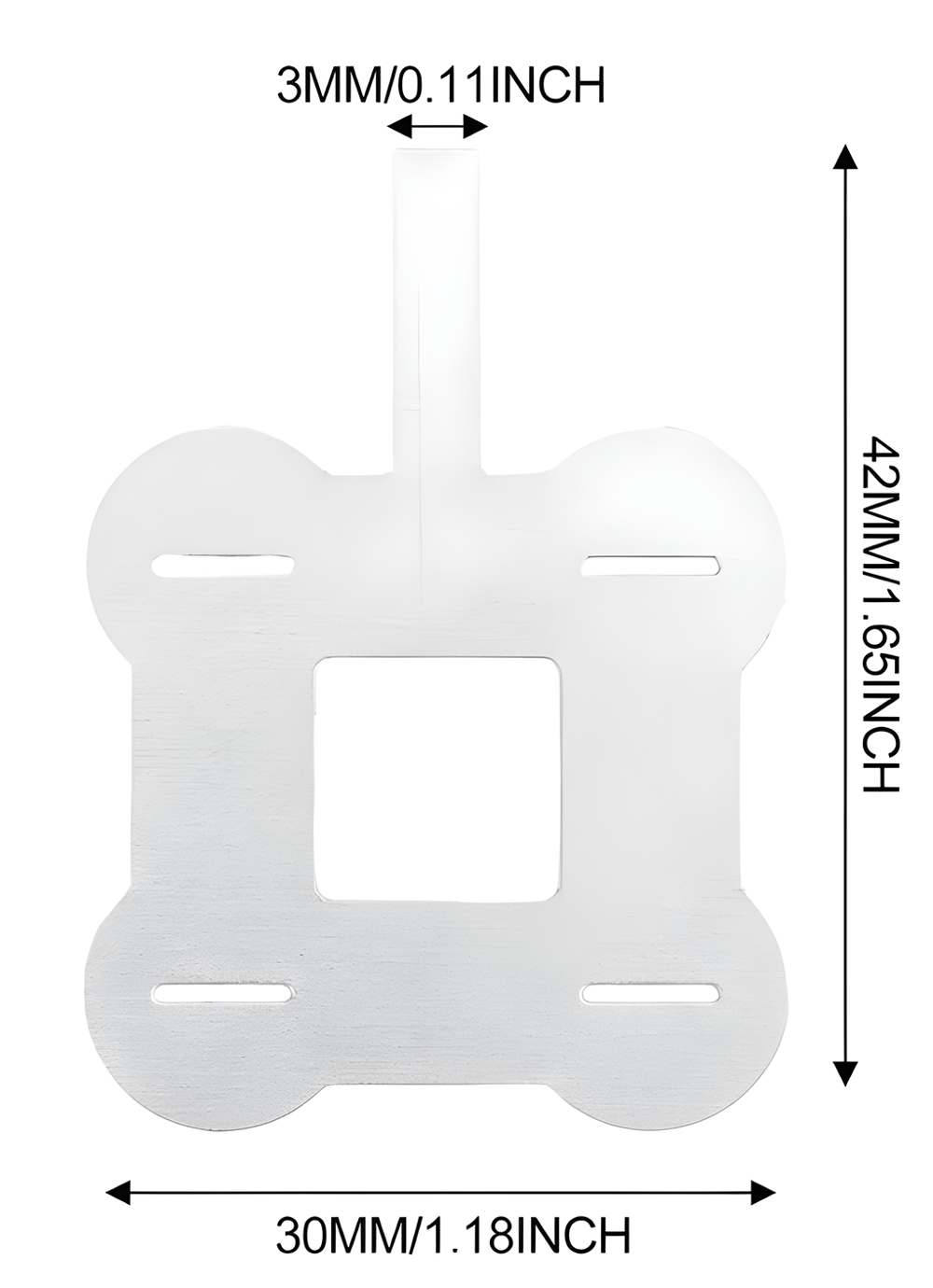 4P Şekilli Nikel Punta Teli Kare 0.15mm (HM01) - 50 Adet
