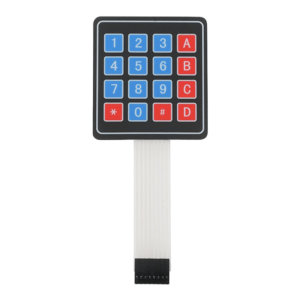4x4 Membran Tuş Takımı Keypad(16 Buton)