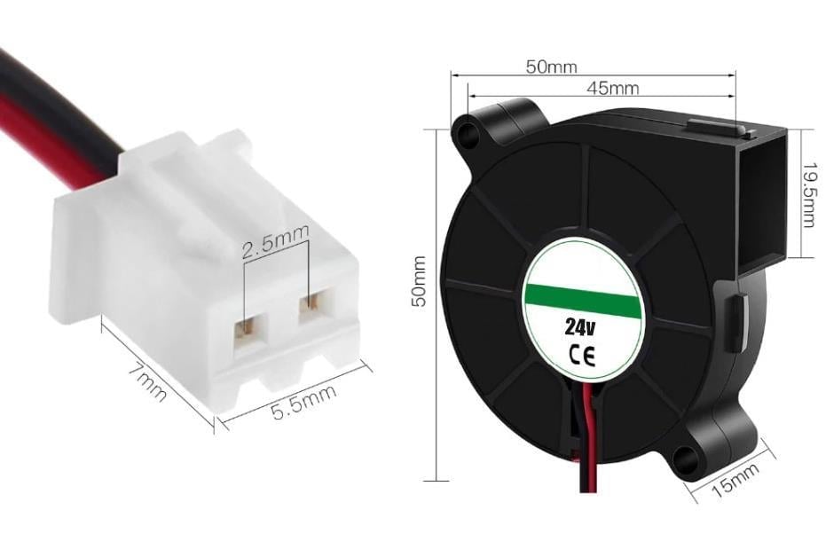 5015 Salyangoz Fan(24v)
