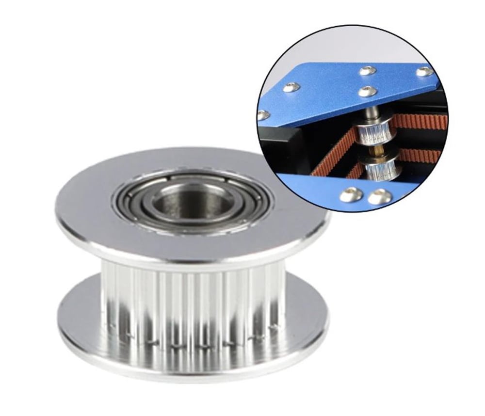 5mm Gt2 20 Diş 10mm Kayış Avare Kasnak(Dişli)