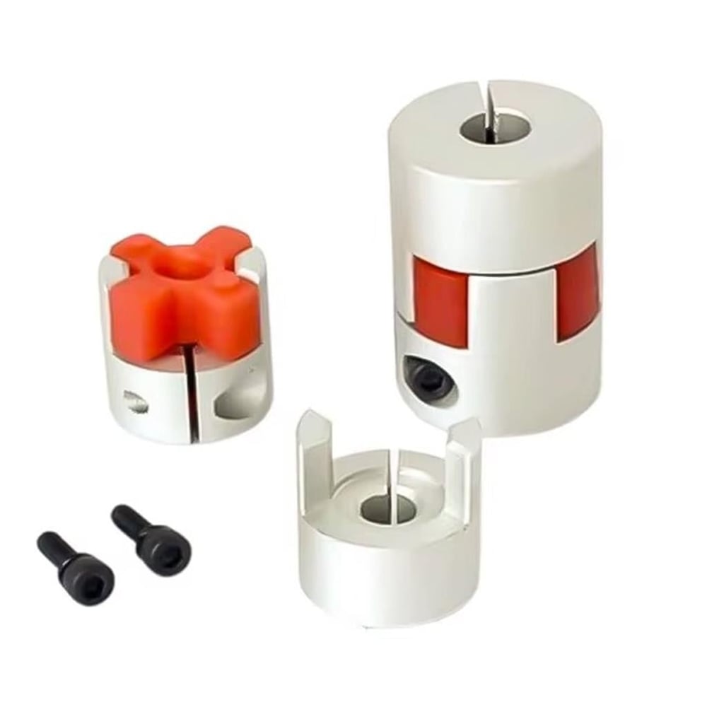6.35x8 Hassas Boşluksuz Lastikli Alüminyum Kaplin-D20L30