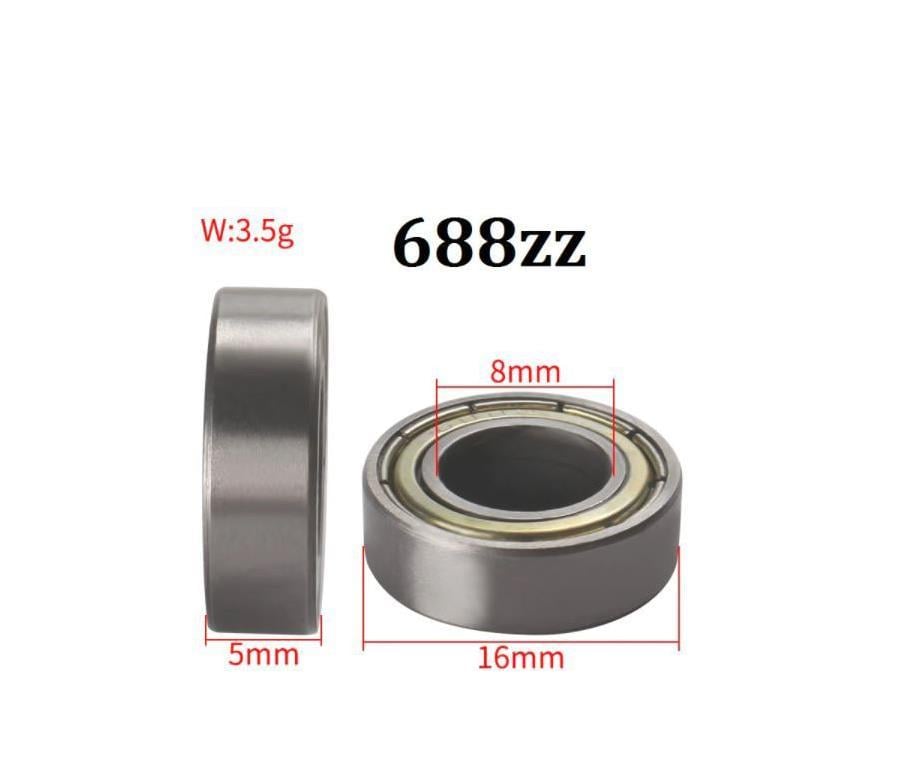 688 ZZ Minyatür Rulman 8x16x5