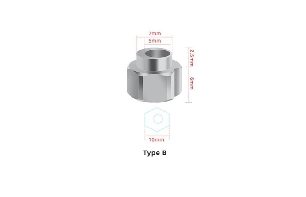 6mm Eksantrik somun(5mm)