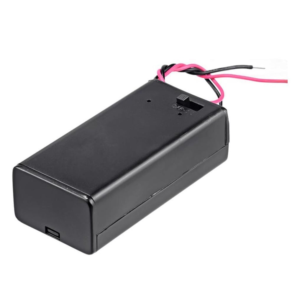 9V Pil Yuvası Kapaklı-Anahtarlı